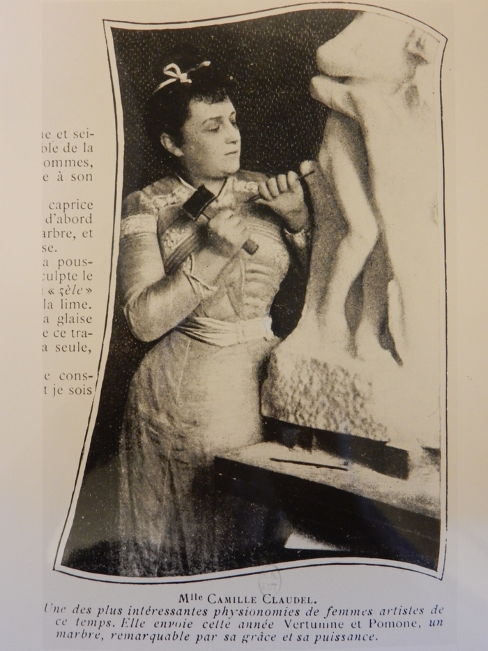 Camille Claudel face au marbre