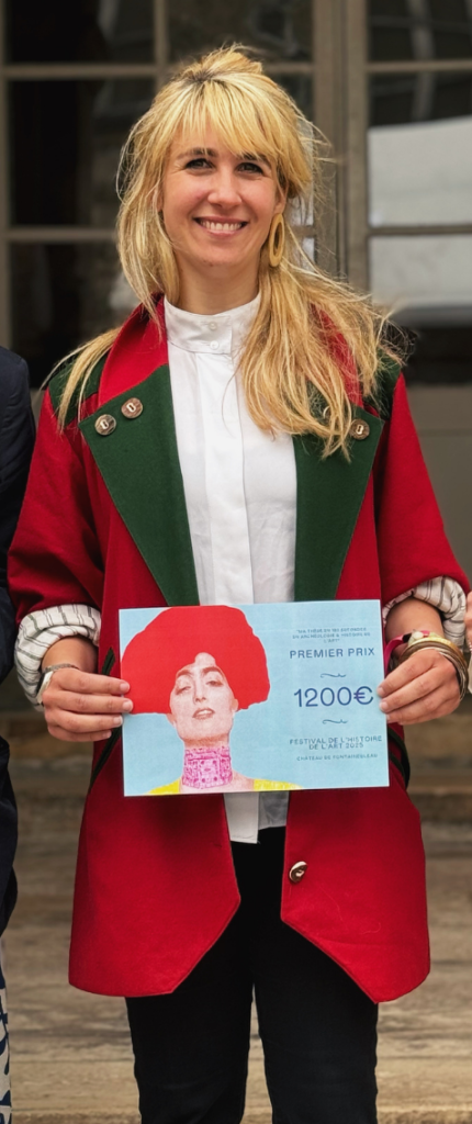 Photo de Aude Briau, lauréate « Ma thèse en histoire de l’art en 180 secondes » 2025