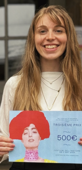 Photo de Sophie Guermann, lauréate « Ma thèse en histoire de l’art en 180 secondes » 2025