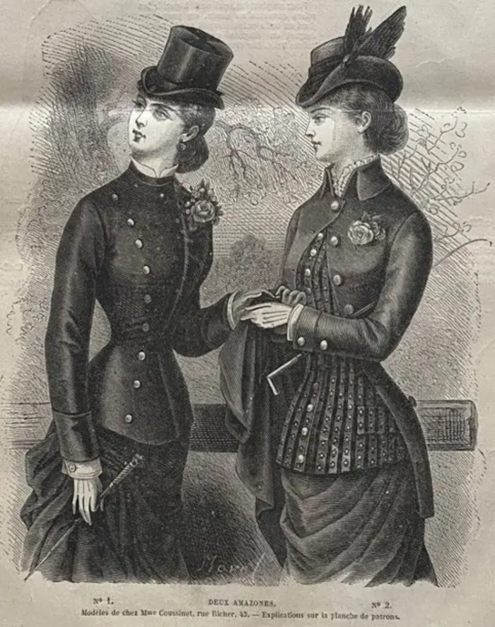 Un saphisme décoratif ? Le couple féminin dans les images de mode au XIXe siècle