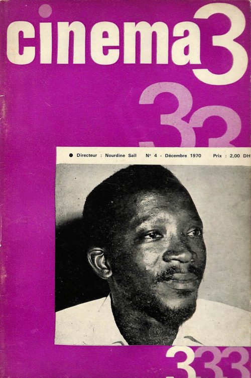 Couverture du numéro 4 de la revue Cinéma 3, décembre 1970.