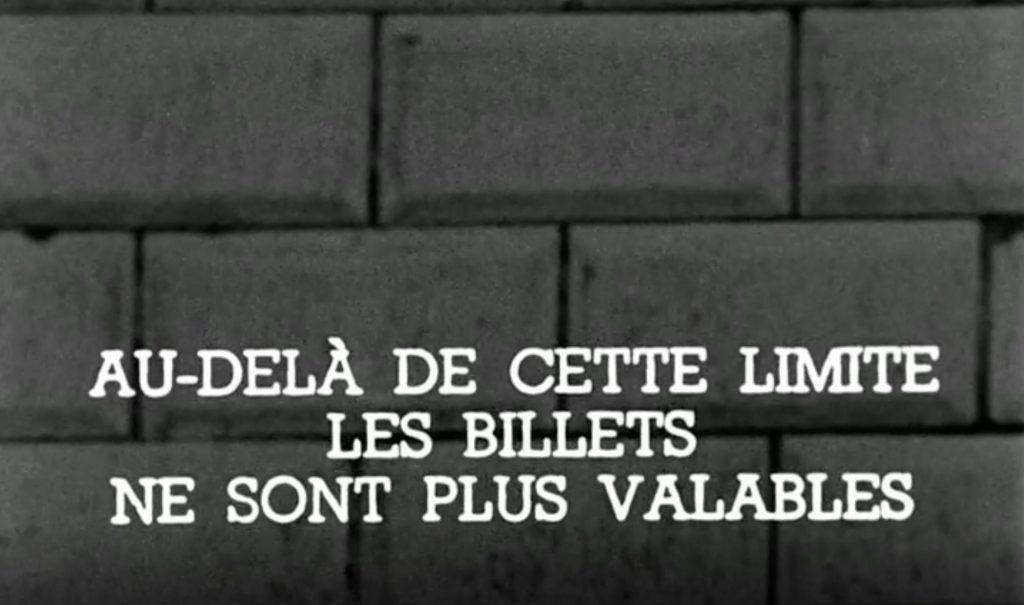 Analyse de « Au-delà de cette limite » (1971)