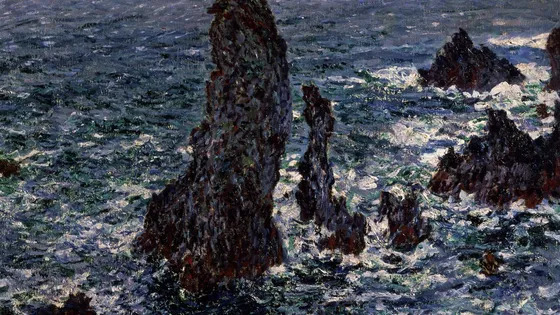 La mer terrible selon Monet